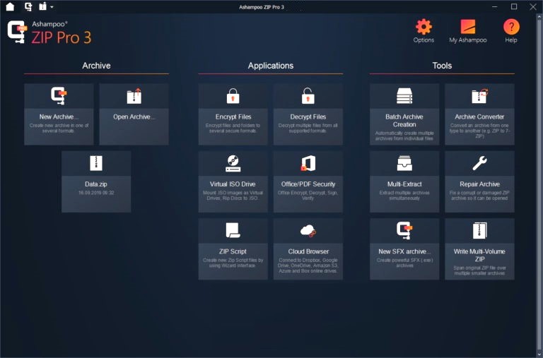 Ashampoo ZIP Pro Crack Latest version