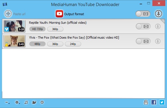 mediahuman youtube downloader window