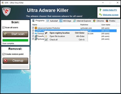 Ultra Adware Killer Latest Version