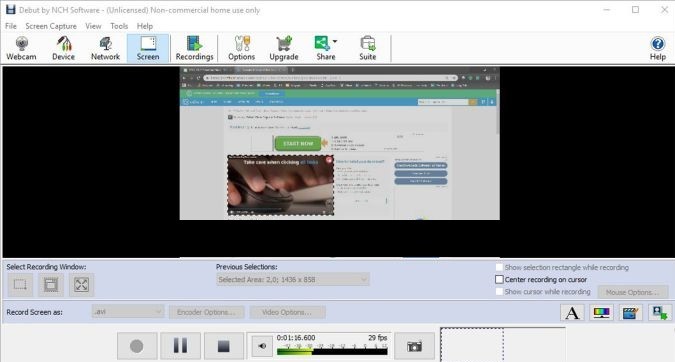 nch video capture software review