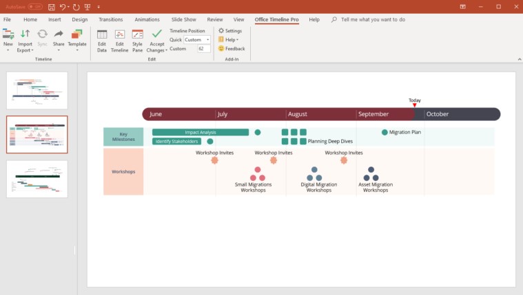 office timeline plus 2021