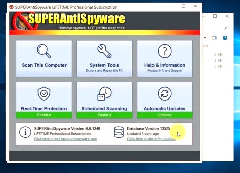 download superantispyware professional lifetime key