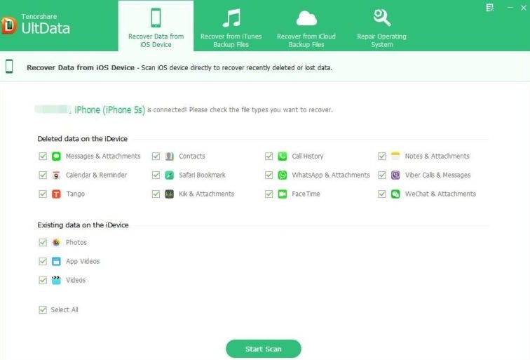 tenorshare ultdata old version