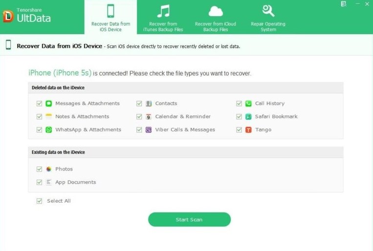 Tenorshare UltData iOS 9.4.34.4 / Android 6.8.8.5 for mac download