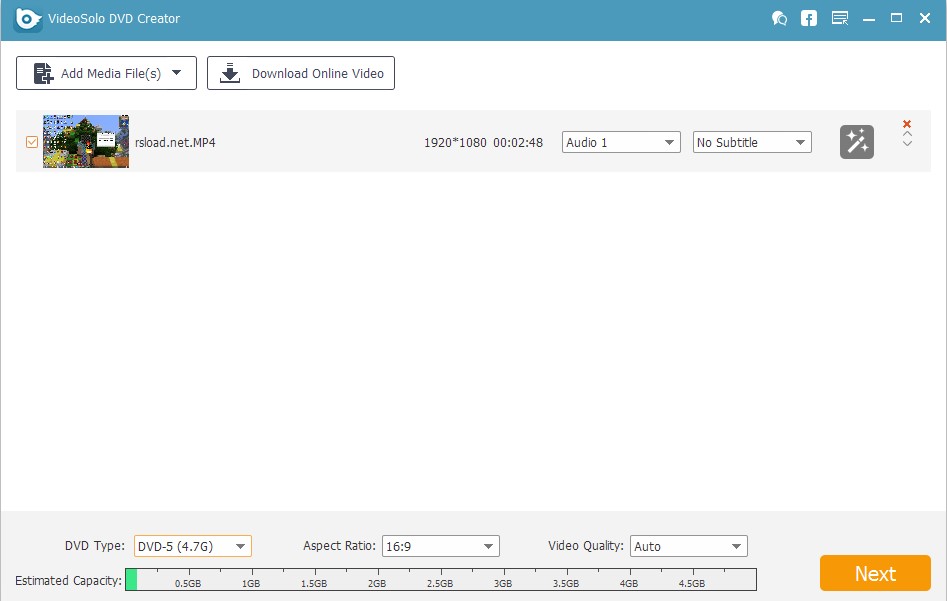 VideoSolo DVD Creator Latest Version