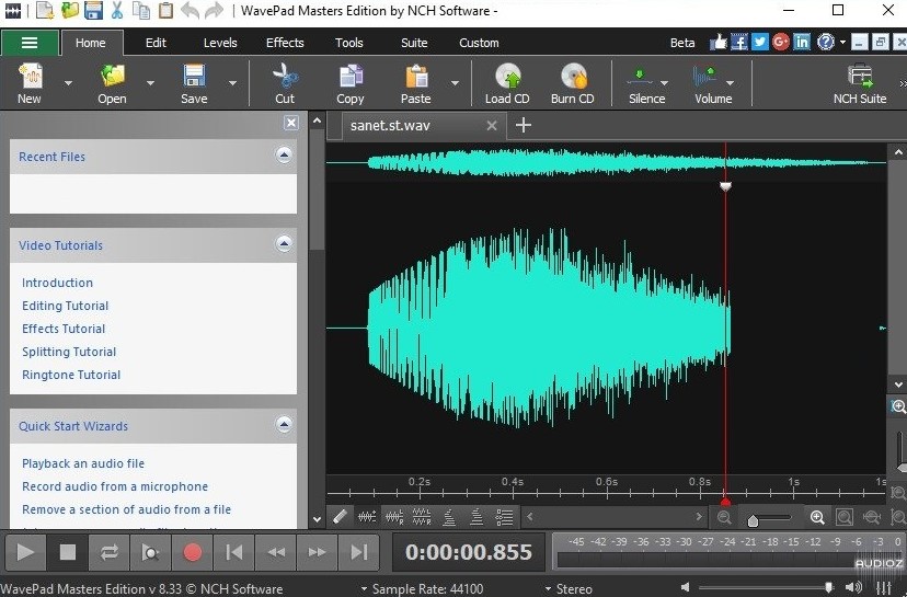 serial number wavepad sound editor