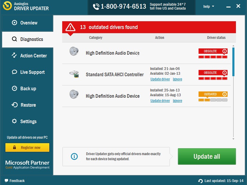 download the new Auslogics Driver Updater 1.26.0